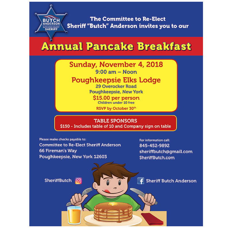 Sheriff Butch Anderson Pancake Breakfast
